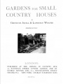 Gardens for small country houses, 